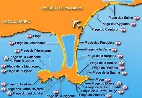 LA BADINE Appartement rénové Haut de game et Parc Prestations Premiumamme avec Climatisation Vue Pisc 4* Hyères