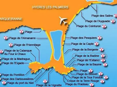 La Badine Appartement 5 Personnes Avec Balneo Et Clim 4* Hyeres