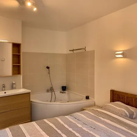 La Badine 5p Piscine Clim Jacuzzi Parc Luxuriant Appart hôtel Hyères