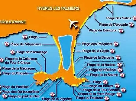 La Badine Appartement 5 Personnes Avec Balneo Et Clim 4* Hyeres